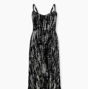 Torrid Women's Tie Dye Maxi Dress. Torrid Size 00 = US Size Med-Lrg Nwt.